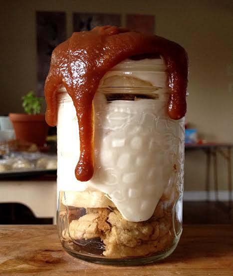 Vanilla Banana Pudding with Salted Caramel & Chocolate Chip Coooookies