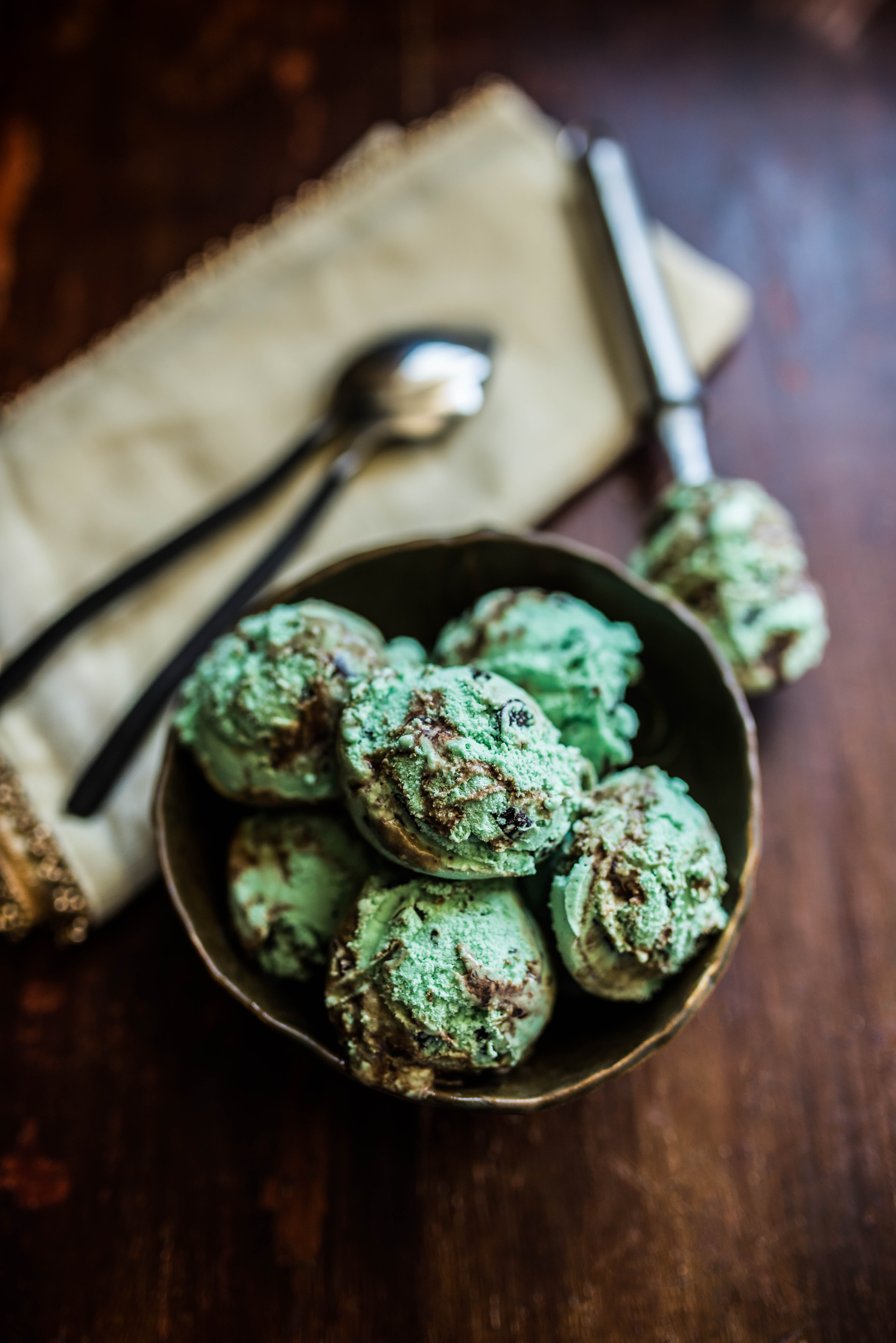 Mint Chocolate Chip Ice Cream