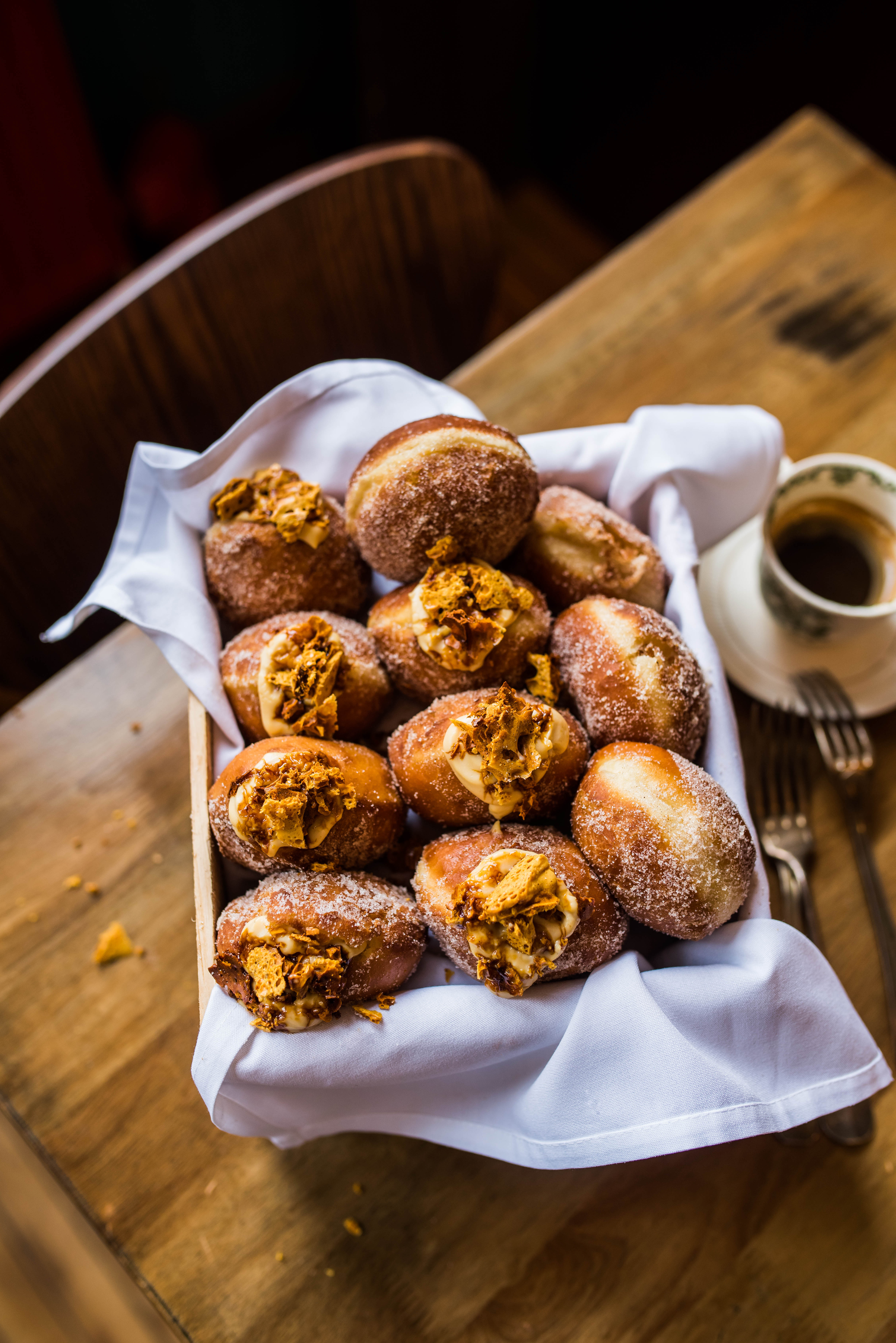 Donuts at Les Brumes de Coude, Moncton NB