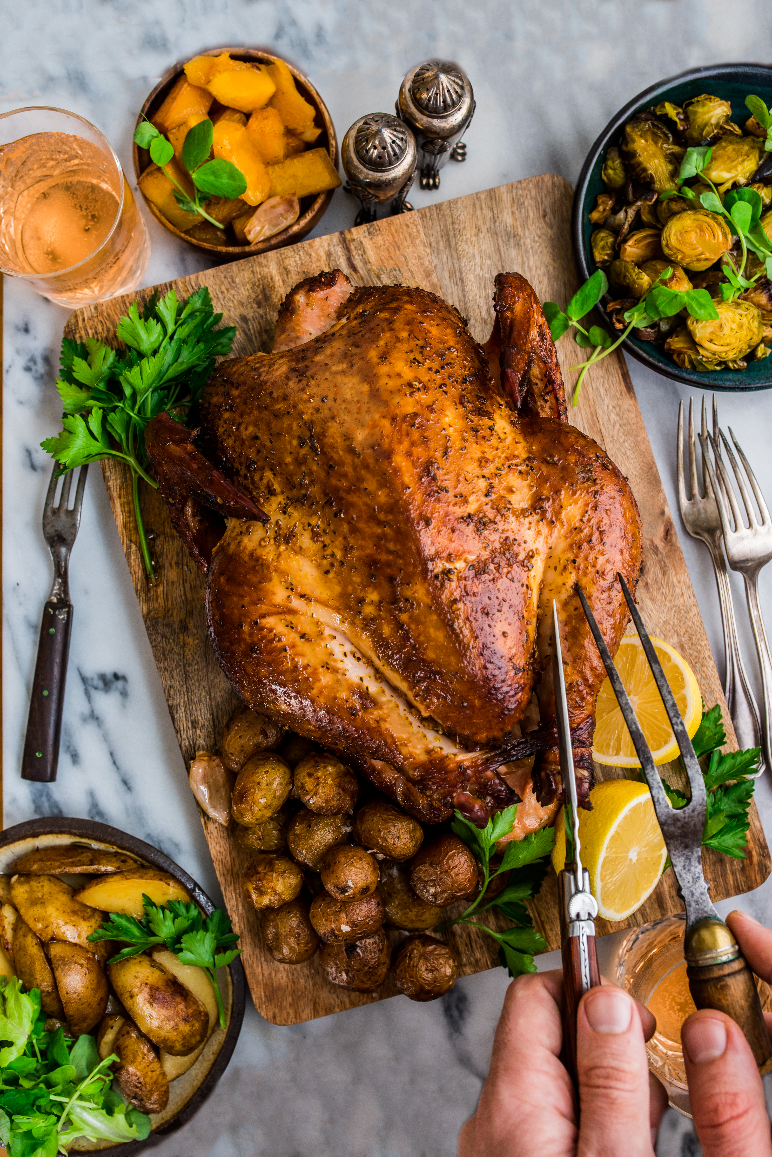 Whole Smoked Chicken