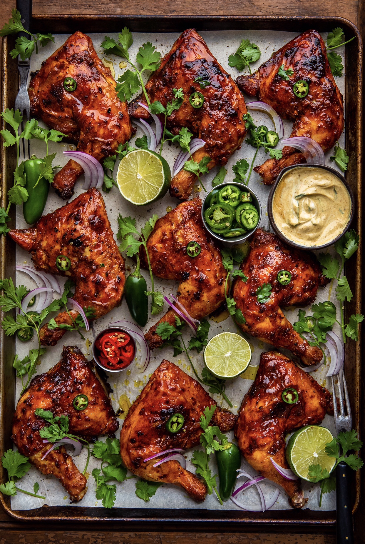 Traeger Smoked Chicken Tikka Legs